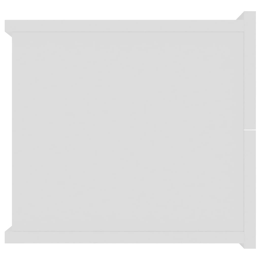 vidaXL Naktinės spintelės, 2vnt., baltos spalvos, 40x30x30cm, MDP
