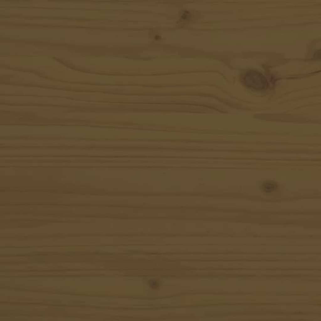 vidaXL Naktinės spintelės, 2vnt., medaus rudos, 40x34x55cm, pušis