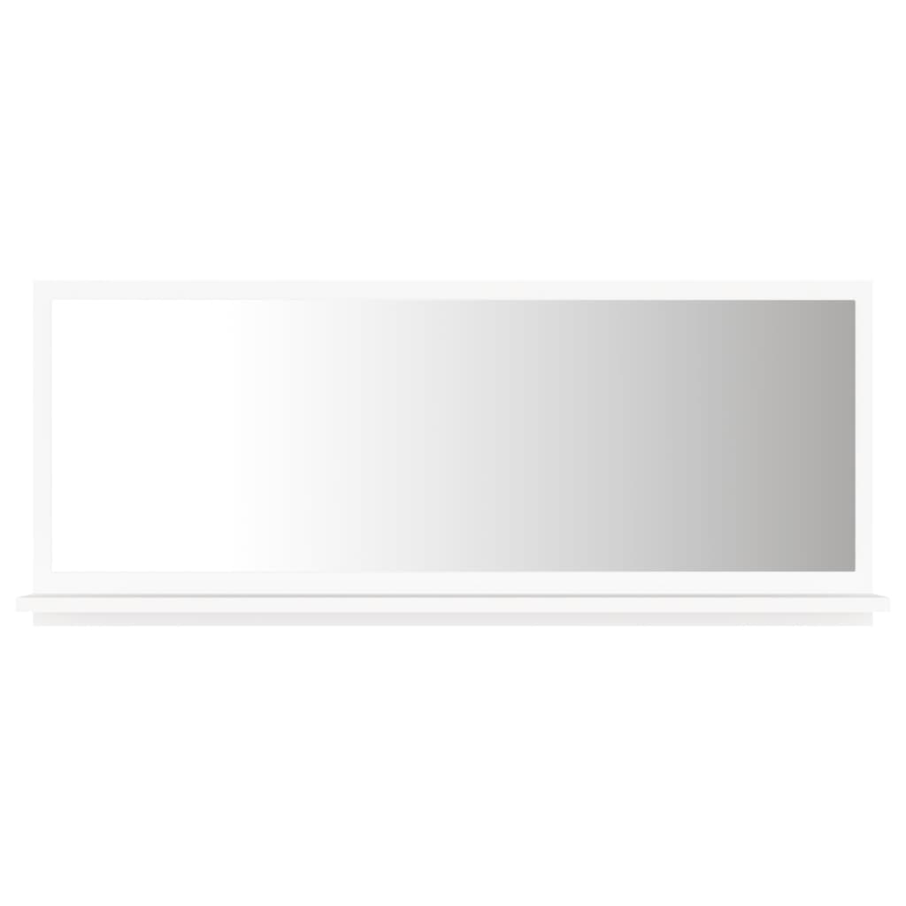 vidaXL Vonios kambario veidrodis, baltos spalvos, 90x10,5x37cm, MDP