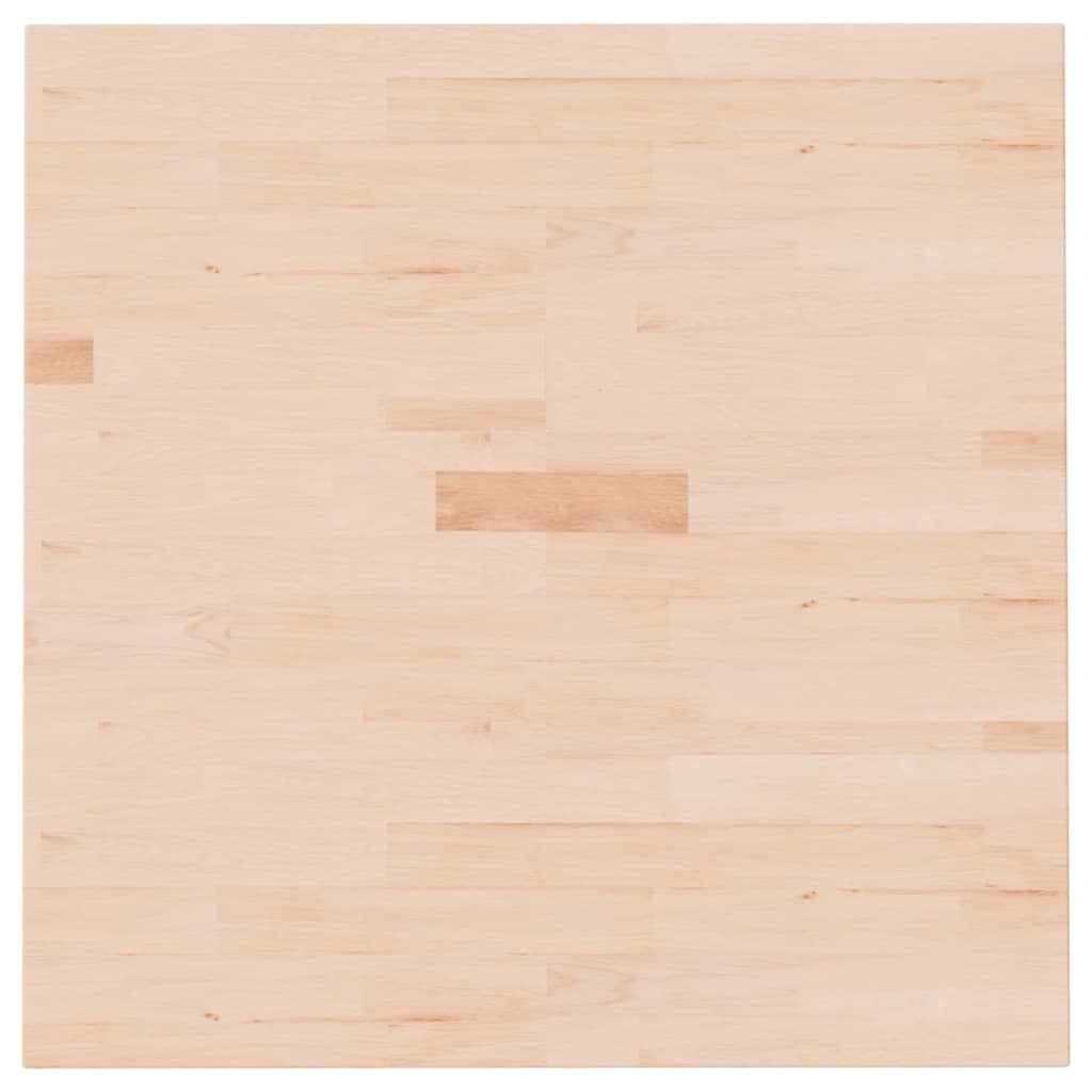 vidaXL Stalviršis, 70x70x1,5cm, neapdorotas ąžuolo medienos masyvas