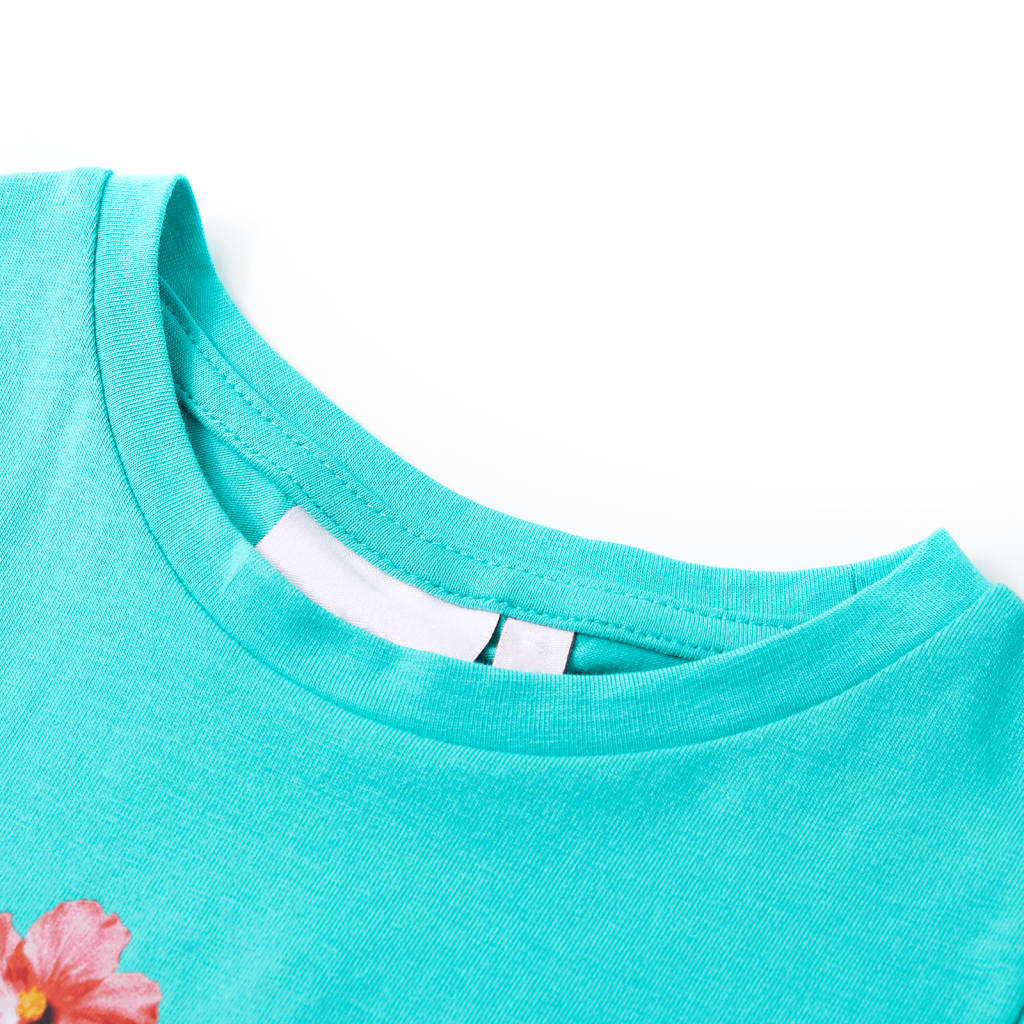 Vaikiški marškinėliai, mėtinės spalvos, 92 dydžio