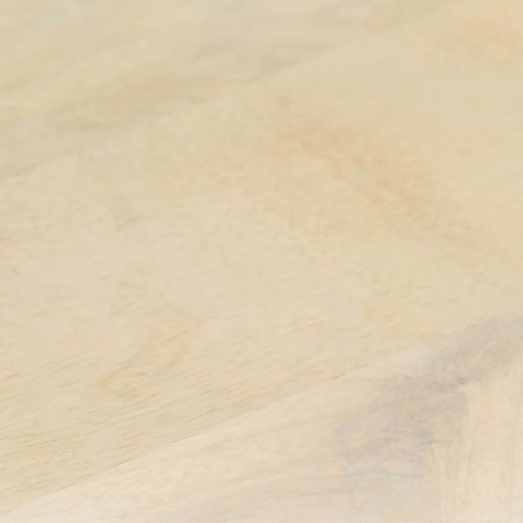 vidaXL Kavos staliukas, baltas, 68x68x30cm, mango medienos masyvas