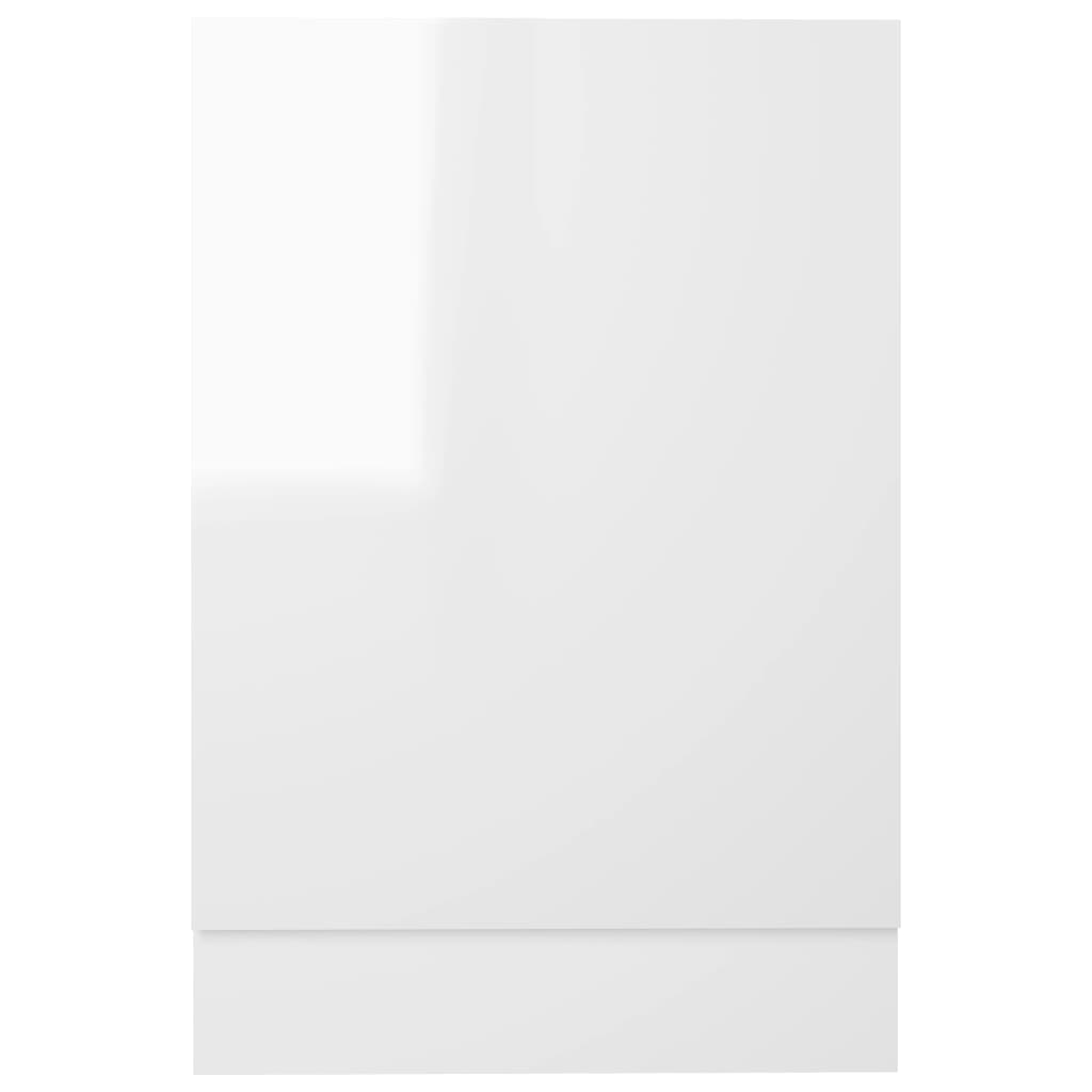vidaXL Indaplovės plokštė, baltos spalvos, 45x3x67cm, MDP, blizgi