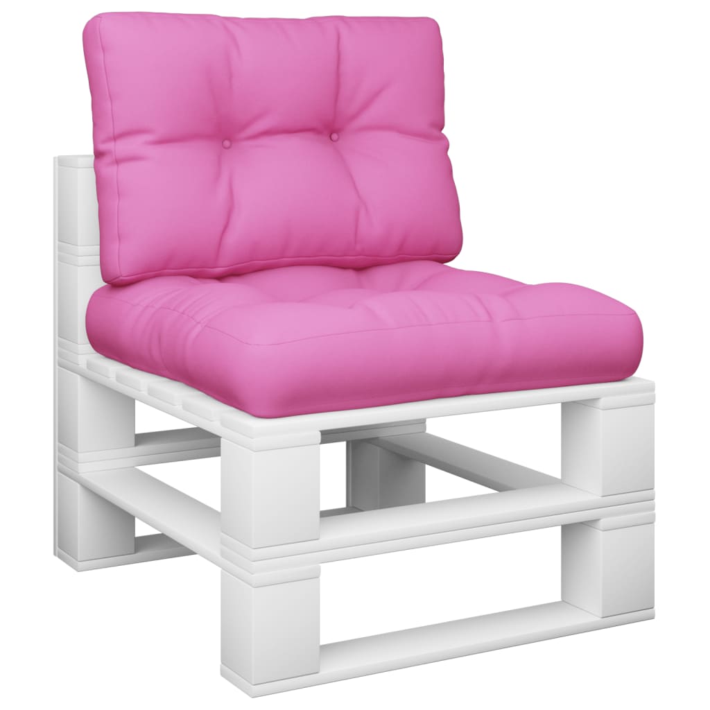 vidaXL Palečių pagalvėlės, 2vnt., rožinės spalvos, audinys