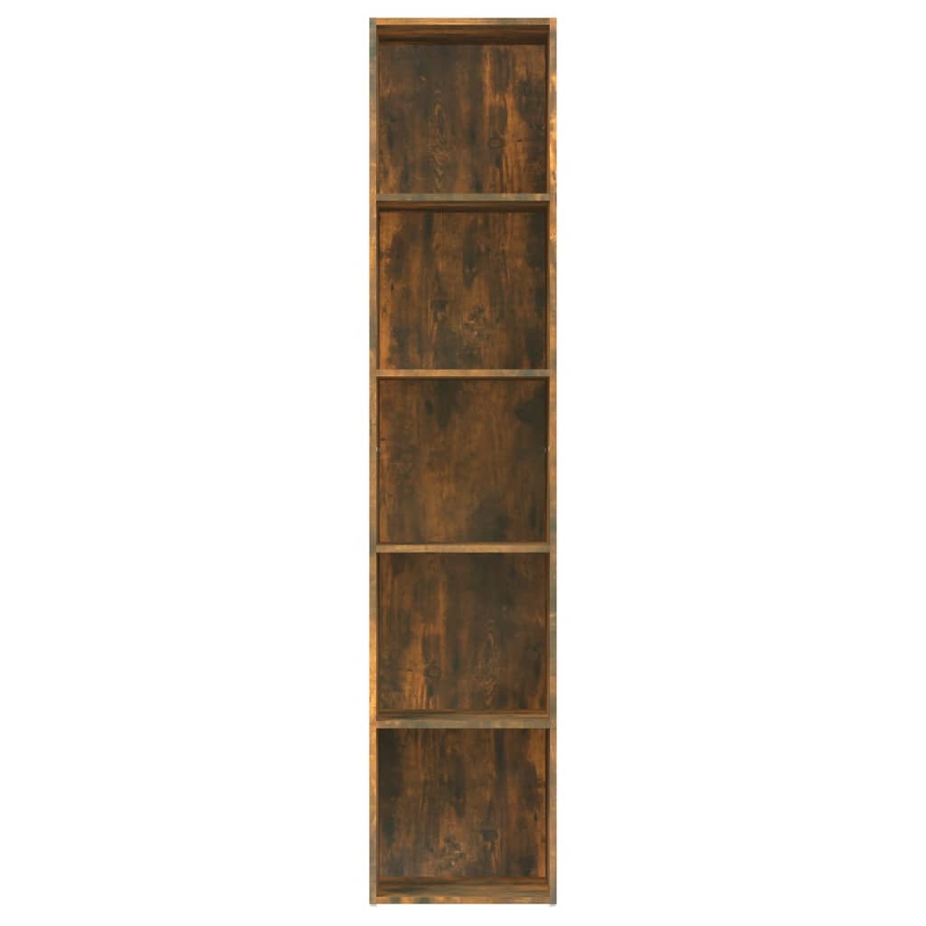 vidaXL Spintelė knygoms, dūminio ąžuolo, 40x30x189cm, apdirbta mediena