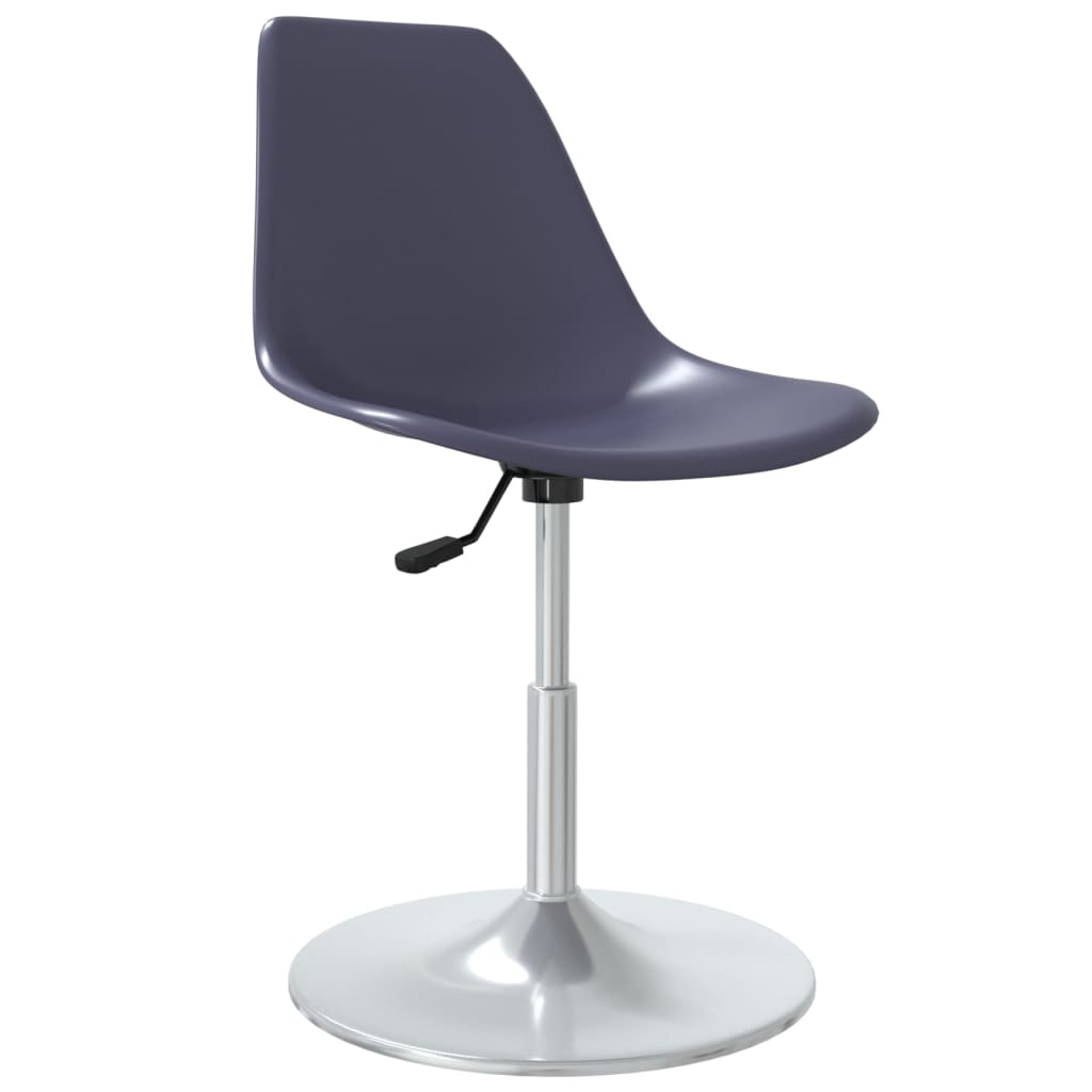 vidaXL Pasukamos valgomojo kėdės, 2vnt., violetinės spalvos, PP