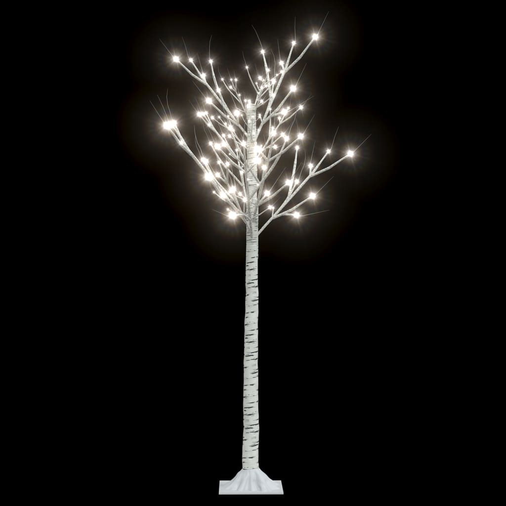 vidaXL Kalėdinis medis, 1,5m, su 140 šaltų baltų LED lempučių