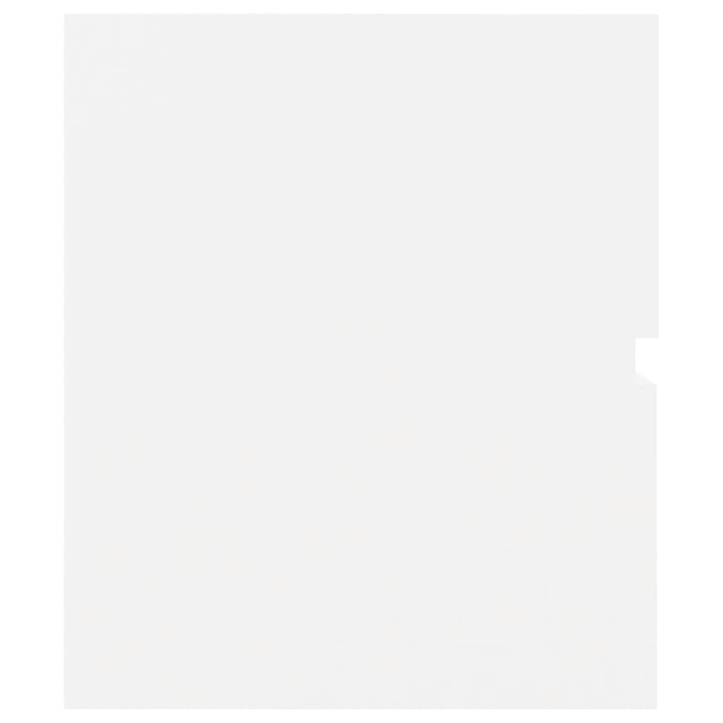 vidaXL Spintelė praustuvui, baltos spalvos, 60x38,5x45cm, MDP