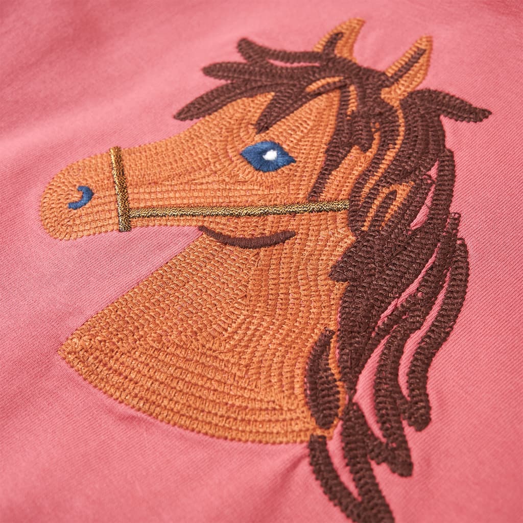 Vaikiškas sportinis megztinis su gobtuvu, sendintos rožinės, 92 dydžio