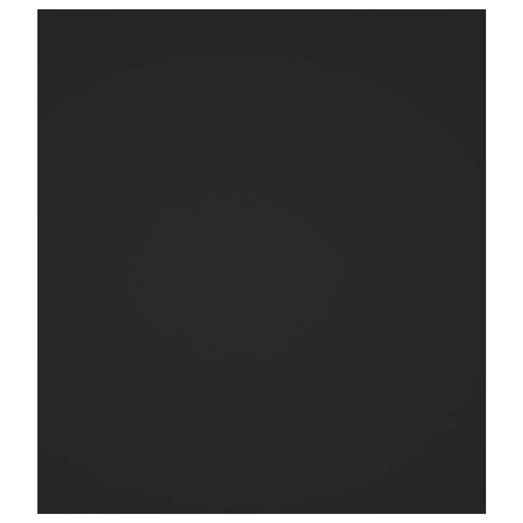 vidaXL Šoninis staliukas, juodos spalvos, 60x40x45cm, MDP