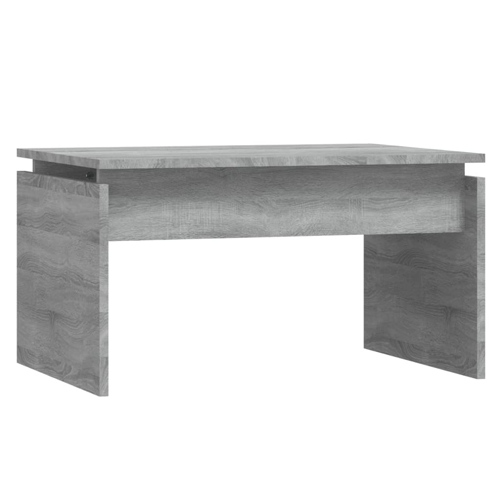 vidaXL Kavos staliukas, pilkas ąžuolo, 68x50x38cm, apdirbta mediena
