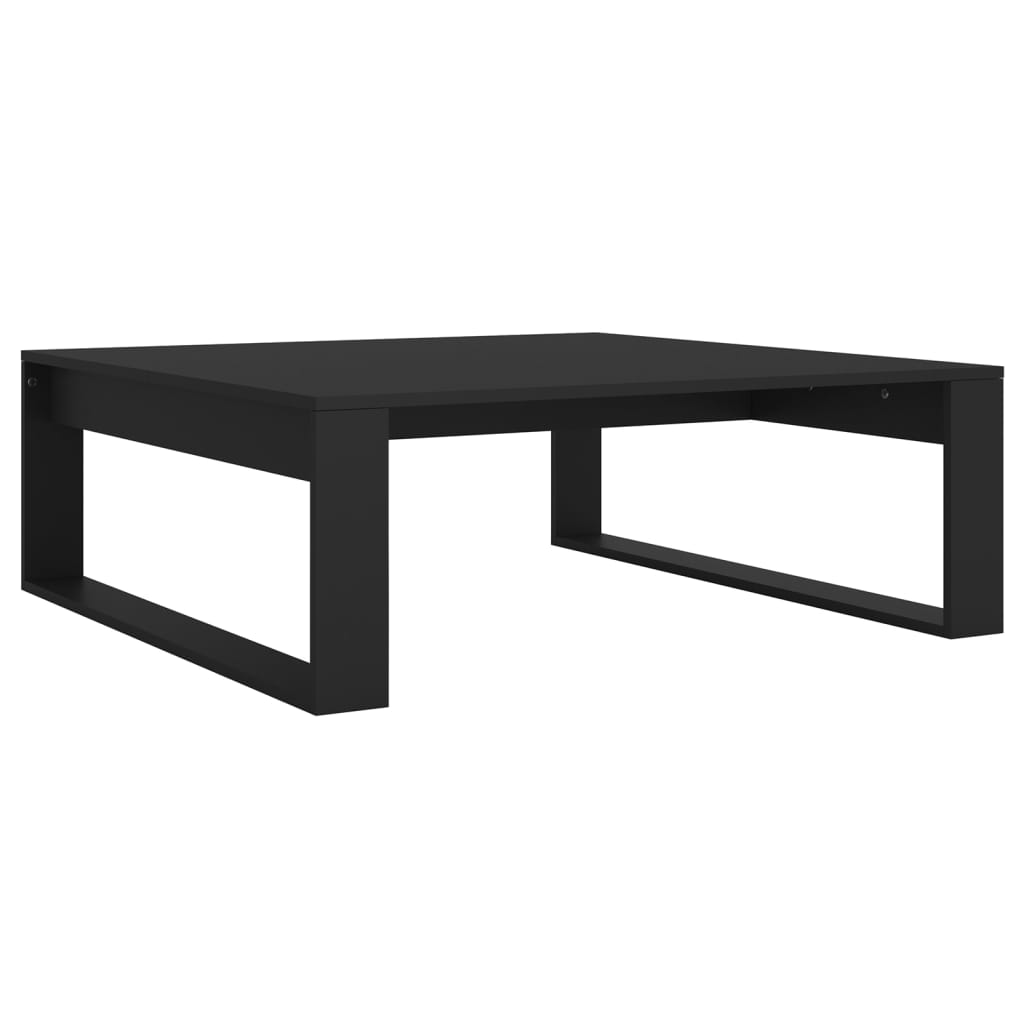 vidaXL Kavos staliukas, juodos spalvos, 100x100x35cm, MDP