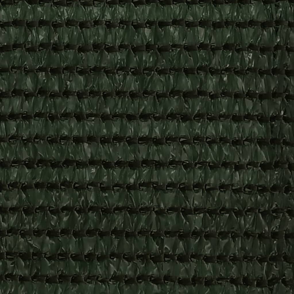 vidaXL Balkono pertvara, tamsiai žalios spalvos, 90x500cm, HDPE