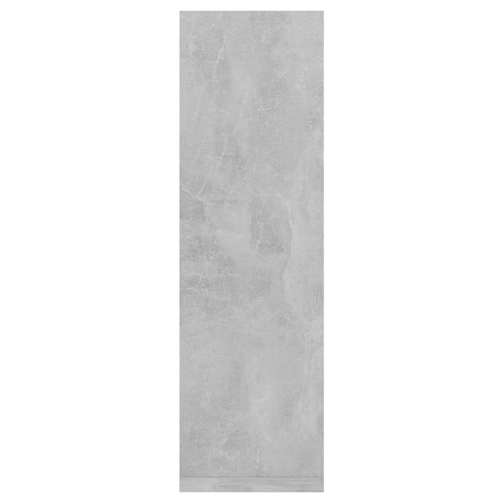 vidaXL Sieninės lentynos, 2vnt., betono pilkos, 50x15x50cm, MDP