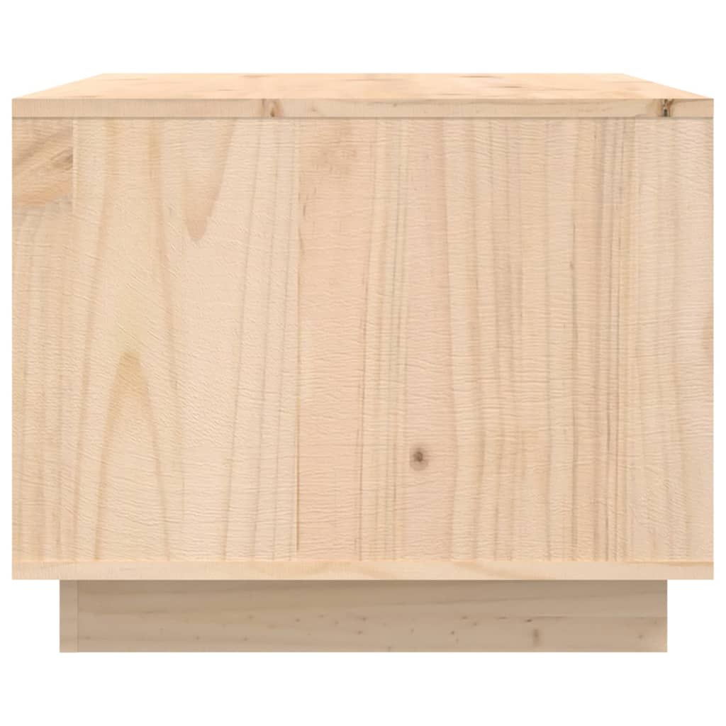 vidaXL Kavos staliukas, 80x50x40cm, pušies medienos masyvas