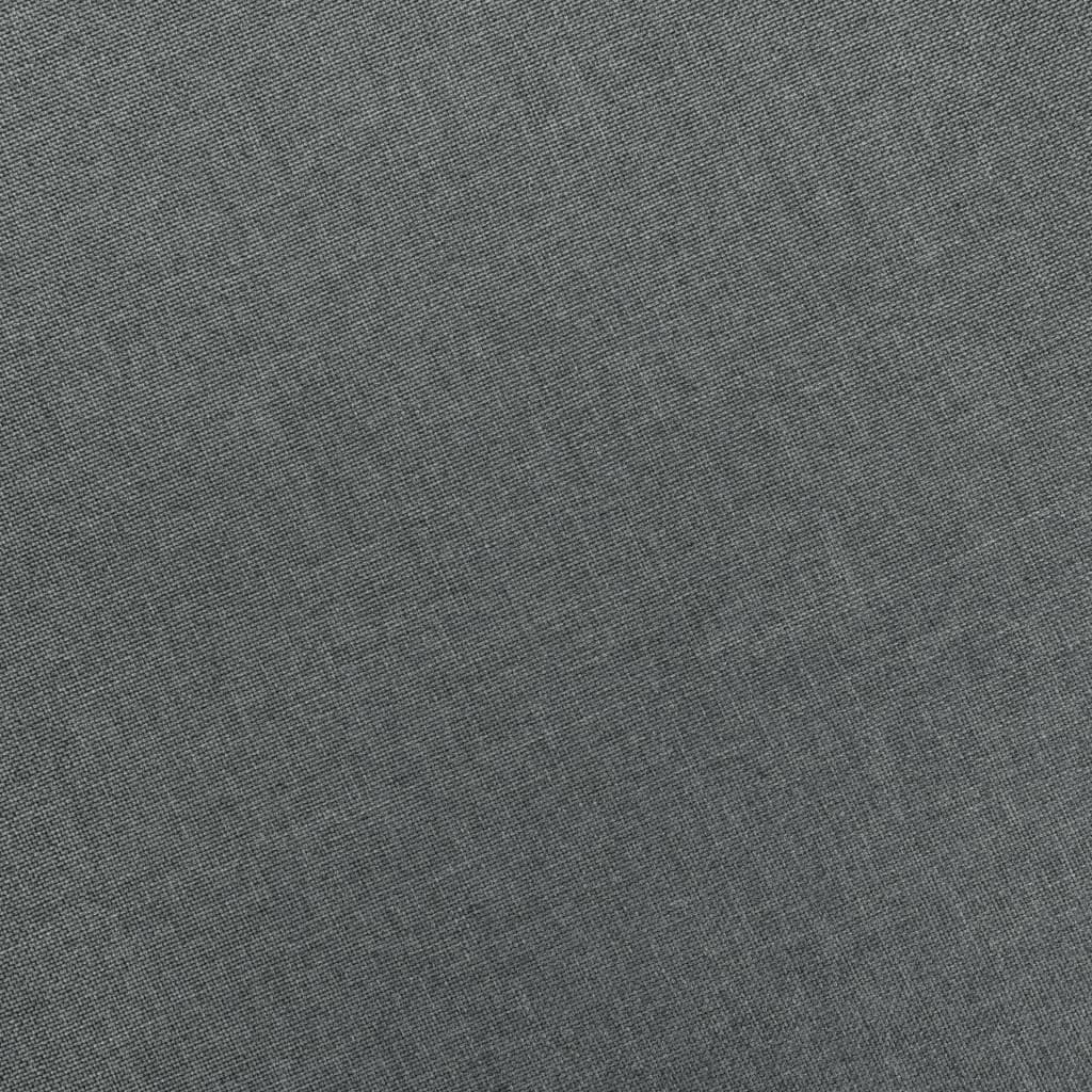 vidaXL Krėslas su pakoja, šviesiai pilkos spalvos, audinys