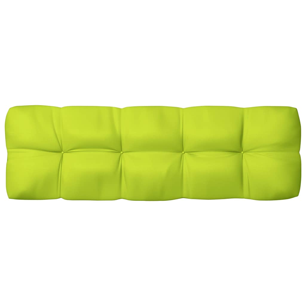 vidaXL Pagalvėlės sofai iš palečių, 7vnt., šviesiai žalios spalvos