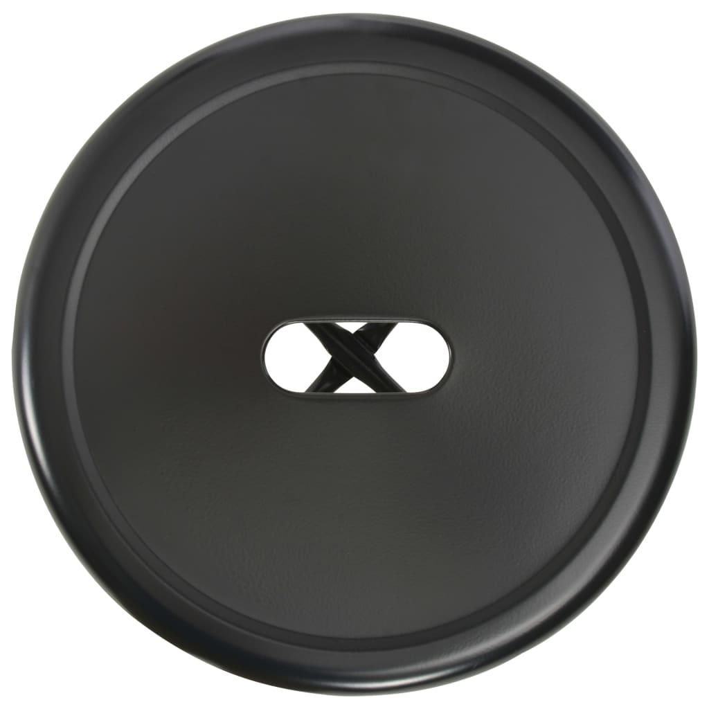 vidaXL Baro taburetės, 4vnt., juodos spalvos, plienas (2x280077)