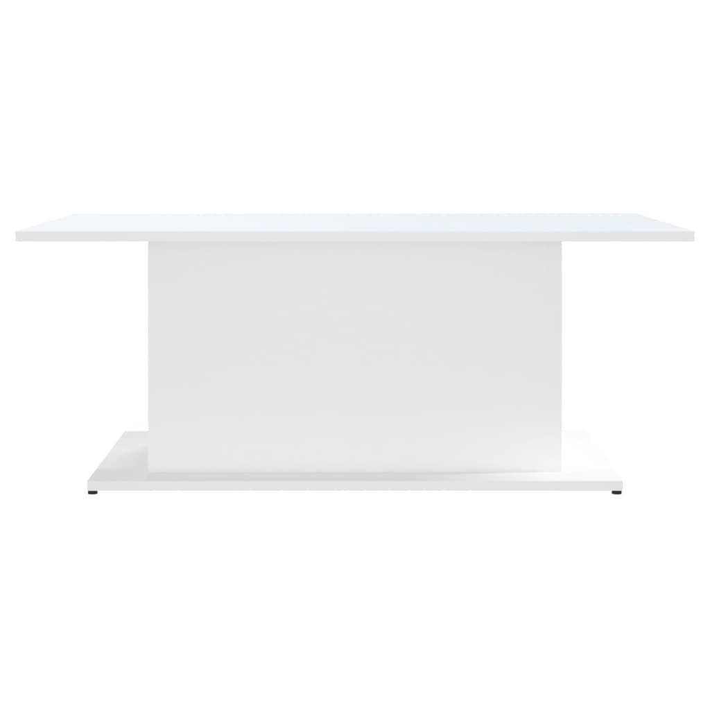 vidaXL Kavos staliukas, baltos spalvos, 102x55,5x40cm, MDP