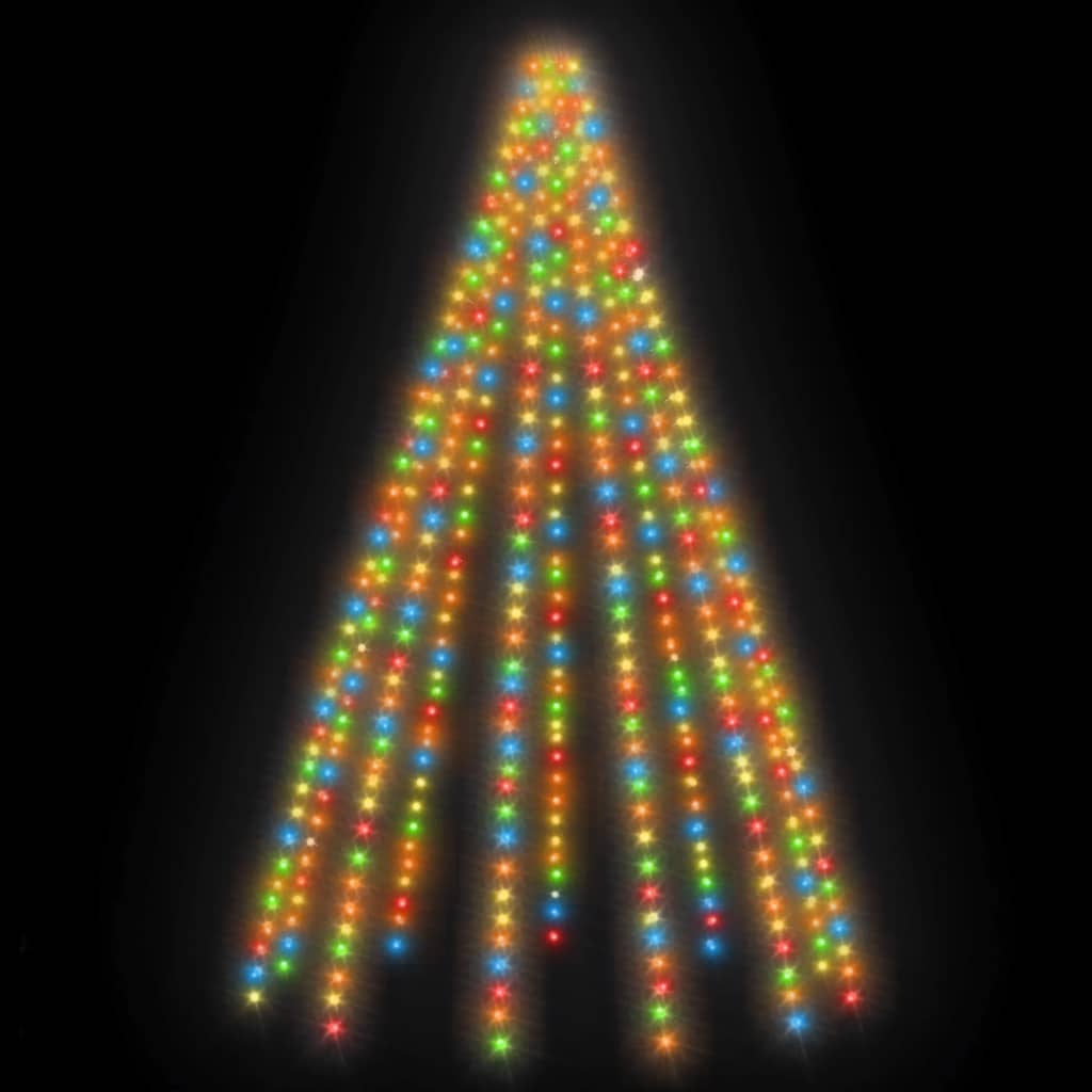 vidaXL Kalėdų eglutės girlianda su 500 spalvotų LED lempučių, 500cm