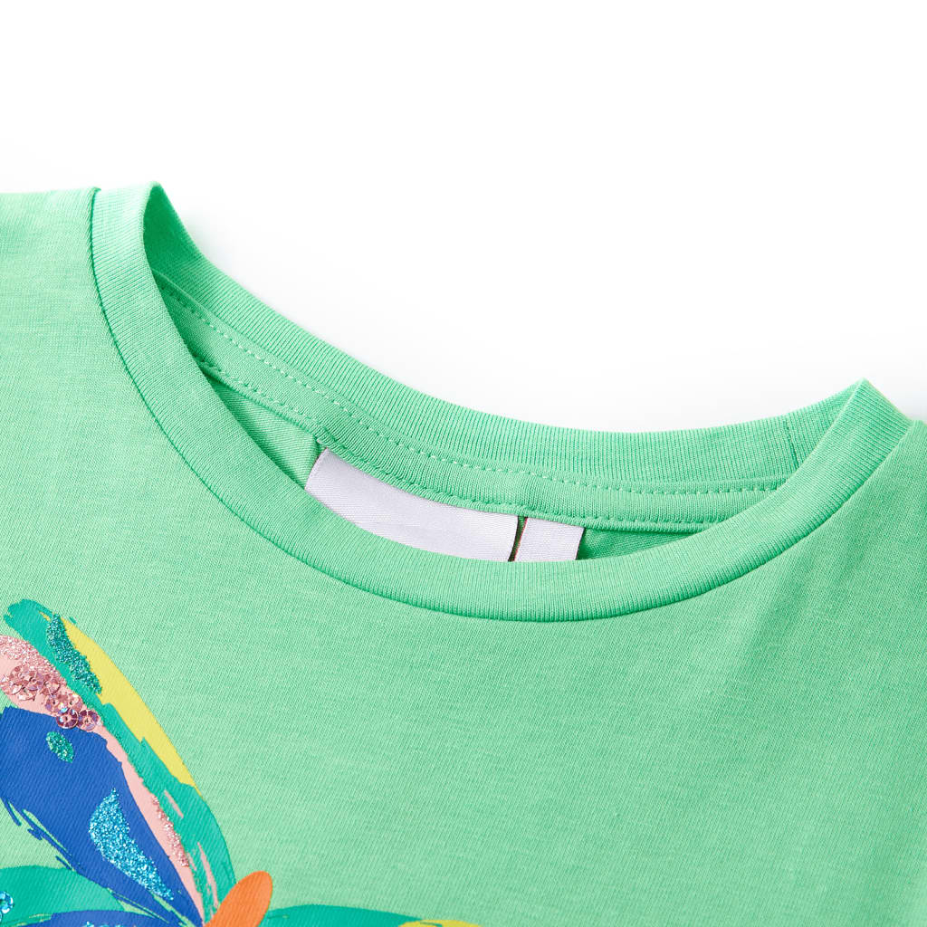 Vaikiški marškinėliai, šviesiai žalios spalvos, 92 dydžio