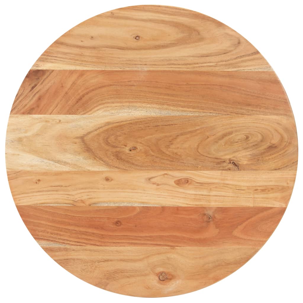 vidaXL Bistro staliukas, skersmuo 60x76cm, akacijos medienos masyvas