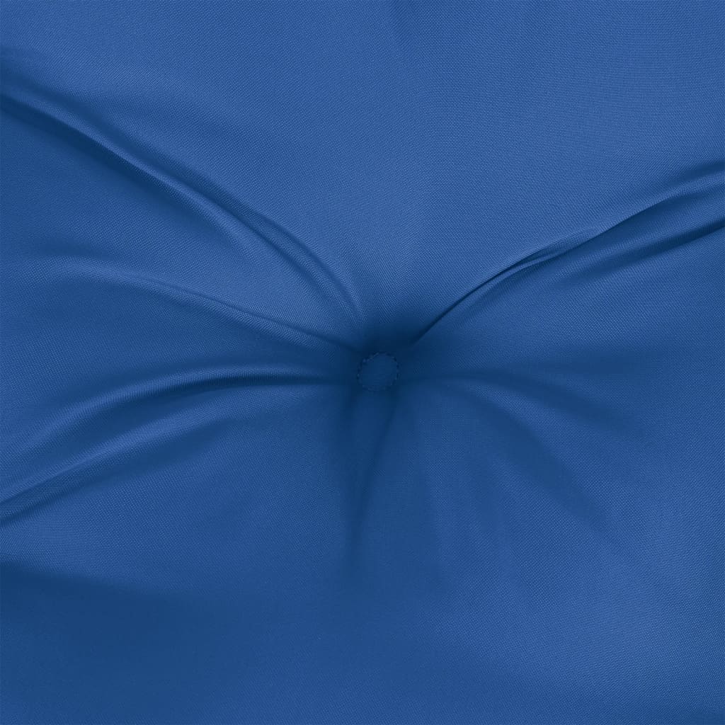 vidaXL Paletės pagalvėlė, karališka mėlyna, 60x60x12cm, audinys