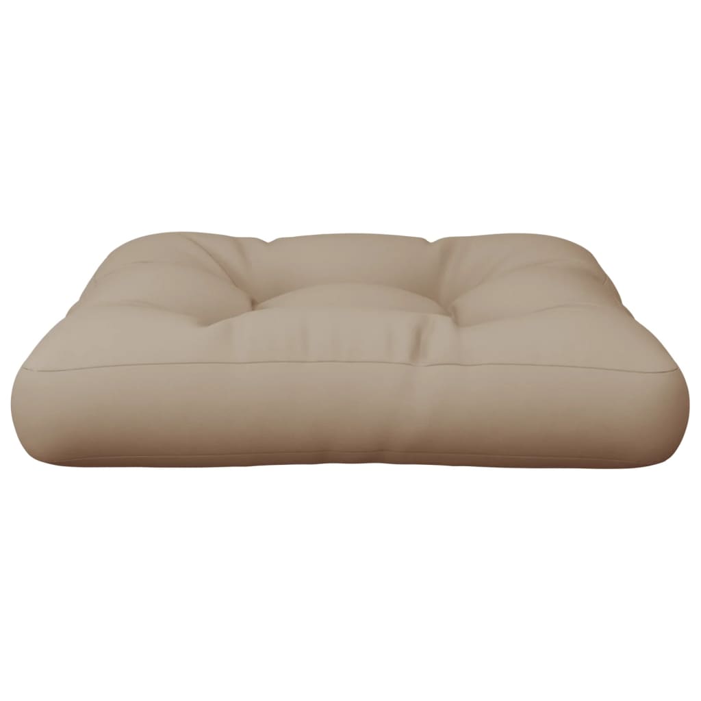 vidaXL Paletės pagalvėlė, taupe spalvos, 50x50x12cm, audinys