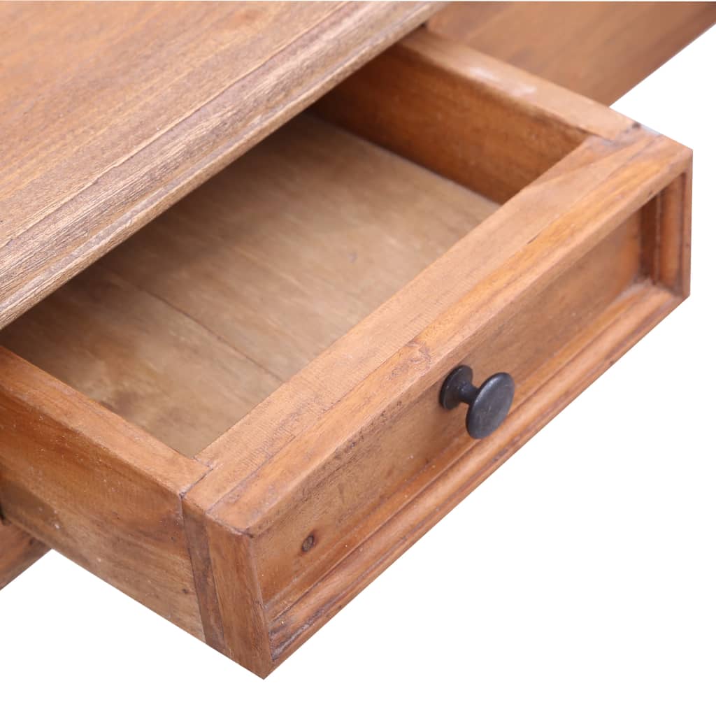 vidaXL Rašomasis stalas su stalčiais, 90x50x101cm, medienos masyvas