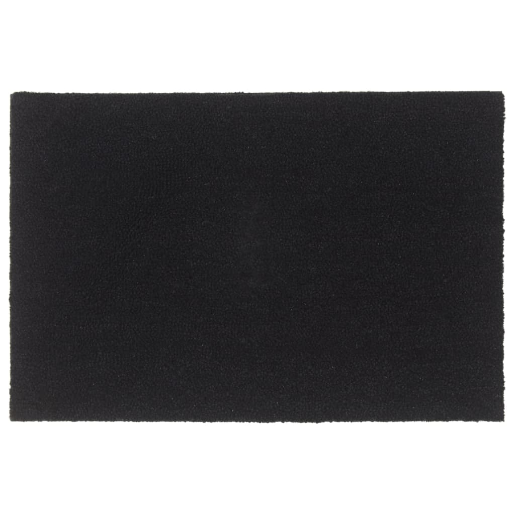 vidaXL Durų kilimėlis, juodas, 60x90cm, kuokštuotas kokoso pluoštas