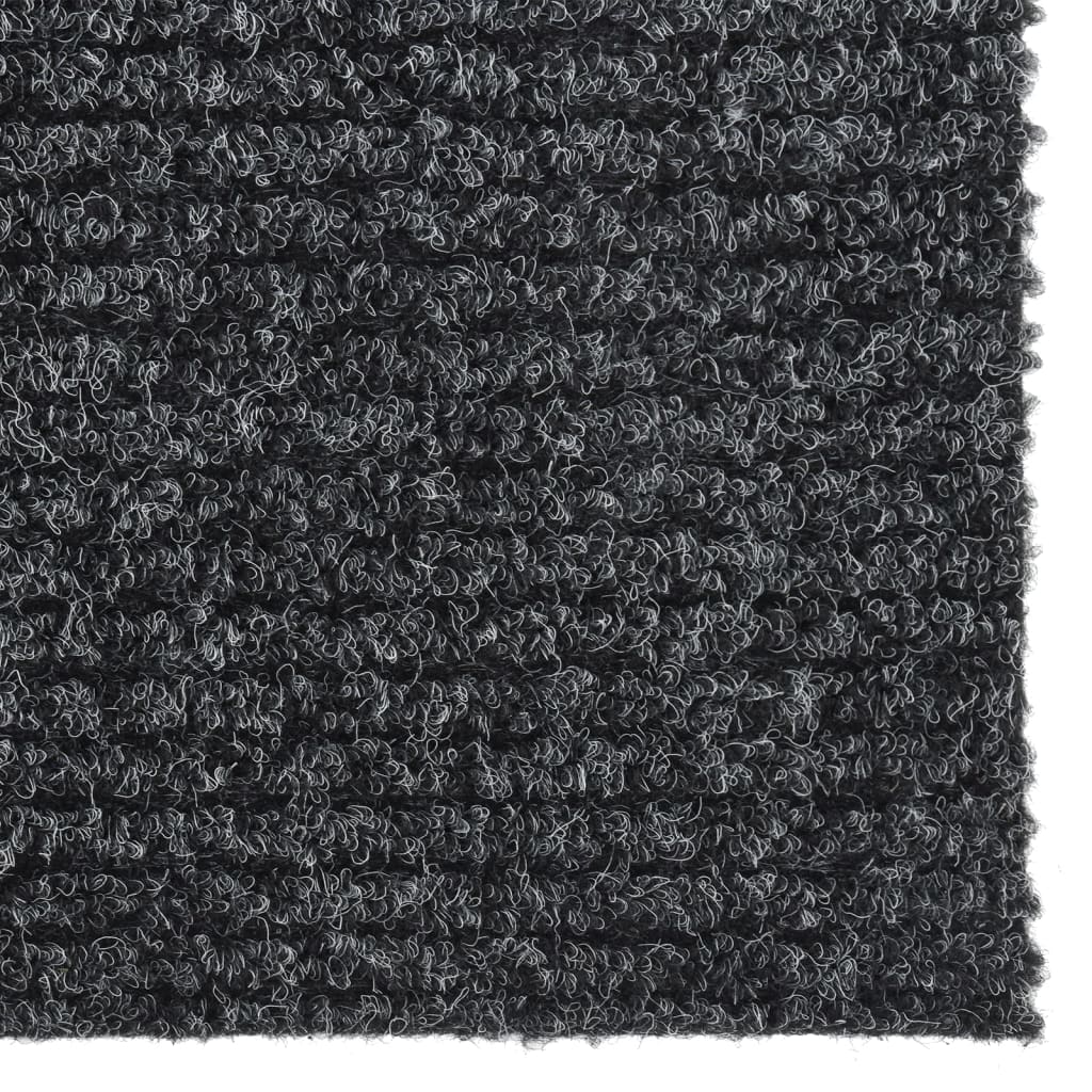 vidaXL Purvą sugeriantis kilimas-takelis, antracito spalvos, 100x100cm