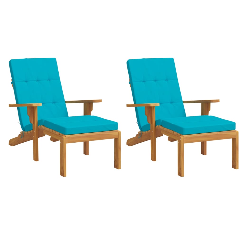 vidaXL Terasos kėdės pagalvėlės, 2vnt., turkio, oksfordo audinys