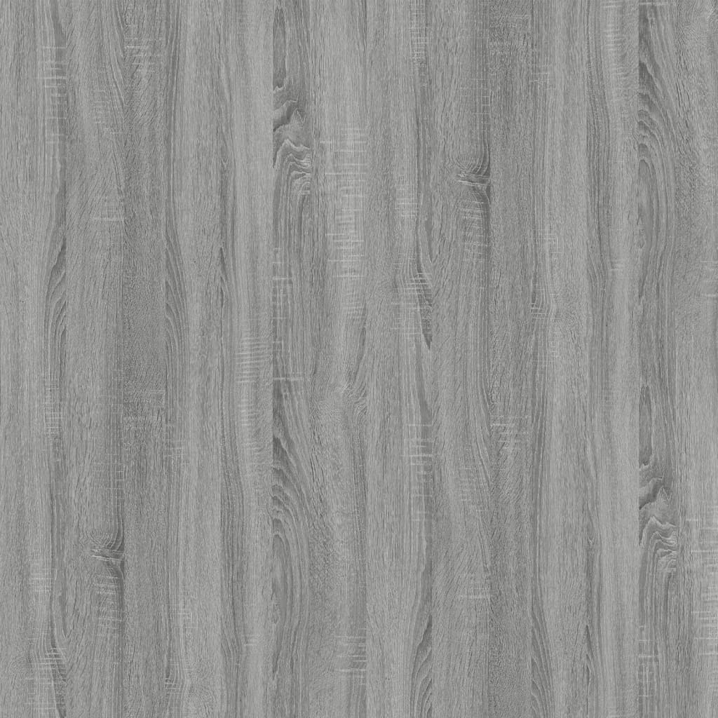 vidaXL Kavos staliukas, pilkas ąžuolo, 50x50x35cm, apdirbta mediena