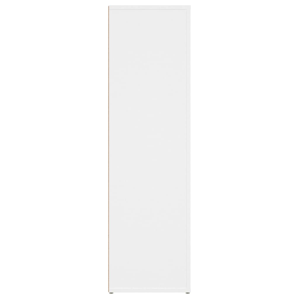 vidaXL Šoninė spintelė, baltos spalvos, 80x30x106cm, apdirbta mediena