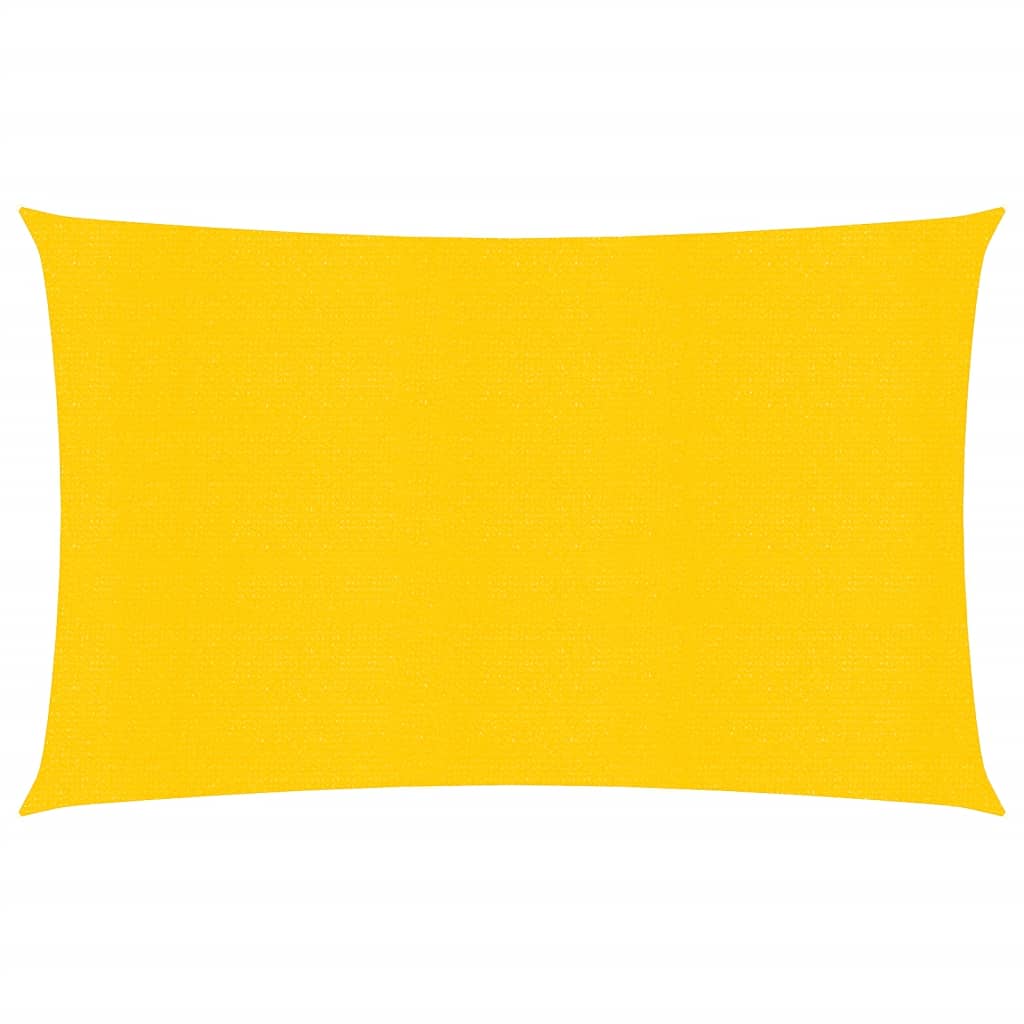 vidaXL Uždanga nuo saulės, geltonos spalvos, 2x4m, HDPE, 160g/m²