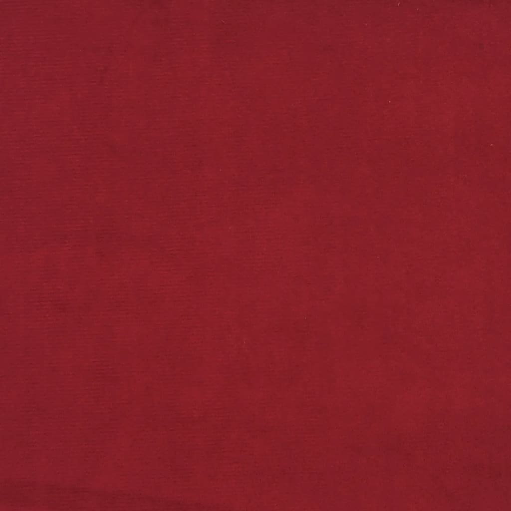 vidaXL Pasukama biuro kėdė, raudonojo vyno spalvos, aksomas