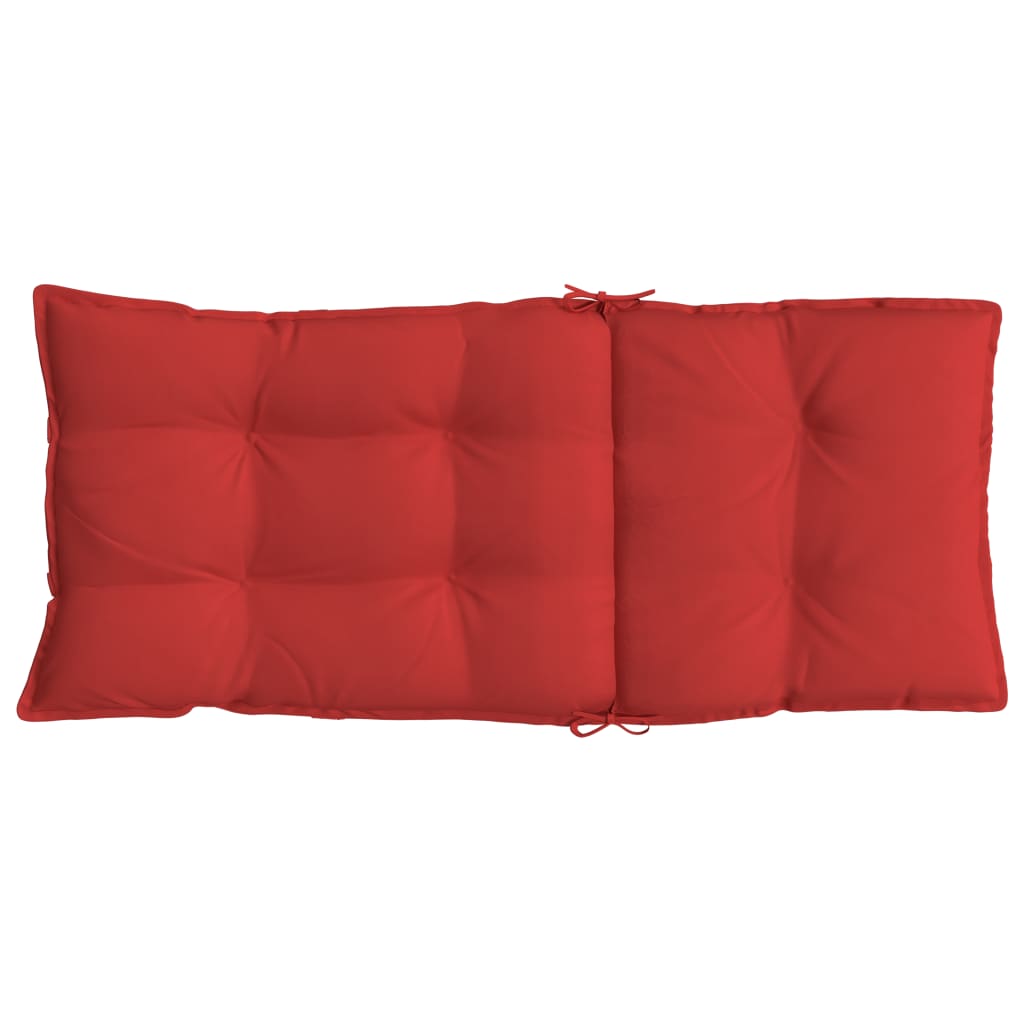 vidaXL Kėdės pagalvėlės, 6vnt., raudonos spalvos, oksfordo audinys