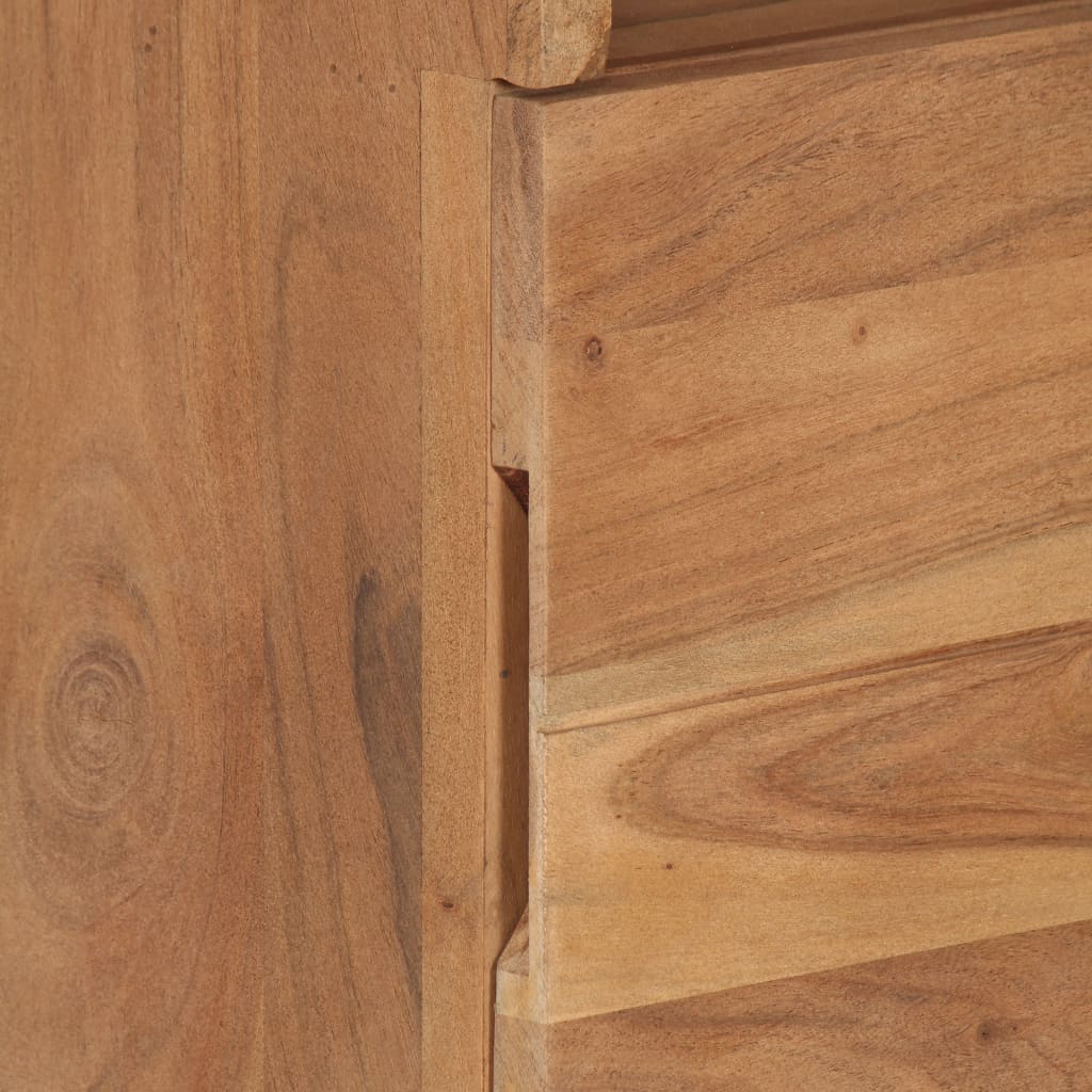 vidaXL Komoda, 45x35x123cm, akacijos medienos masyvas