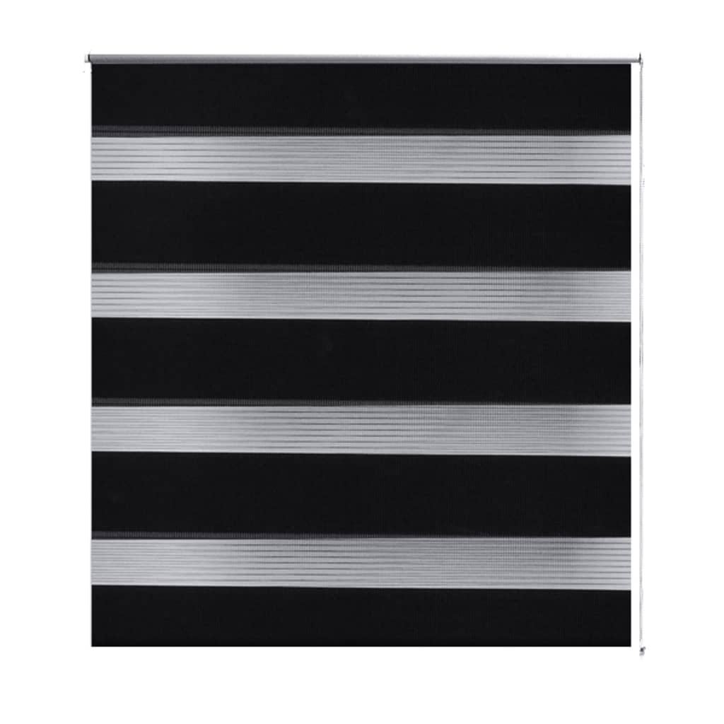 Zebra Žaliuzė, Roletas 50 x 100 cm, Juodas