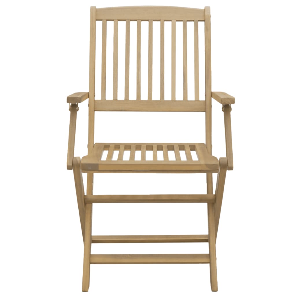 vidaXL Sulankstomos sodo kėdės, 2vnt., 58x54,5x90cm, akacijos masyvas