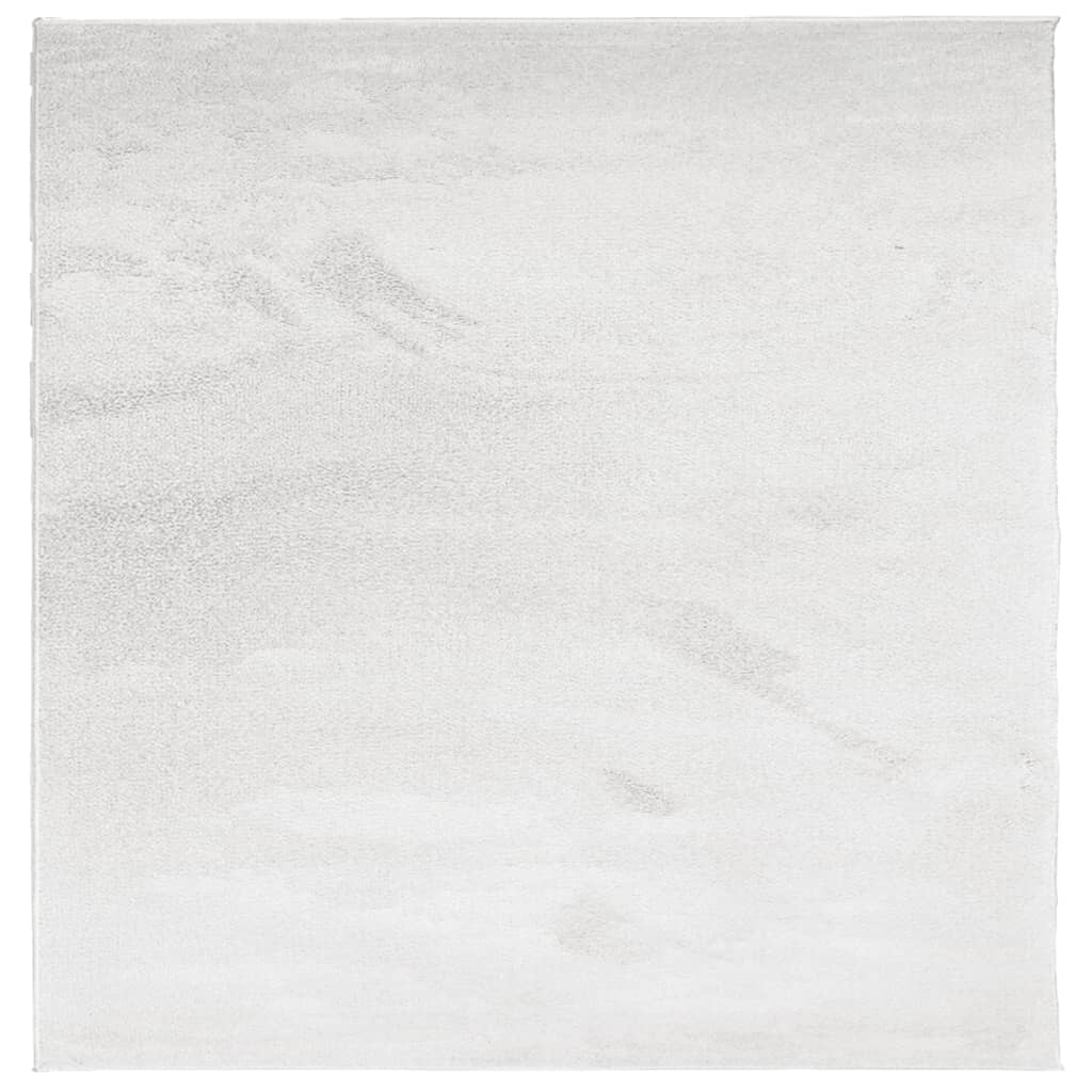 vidaXL Kilimas OVIEDO, pilkos spalvos, 240x240cm, trumpi šereliai