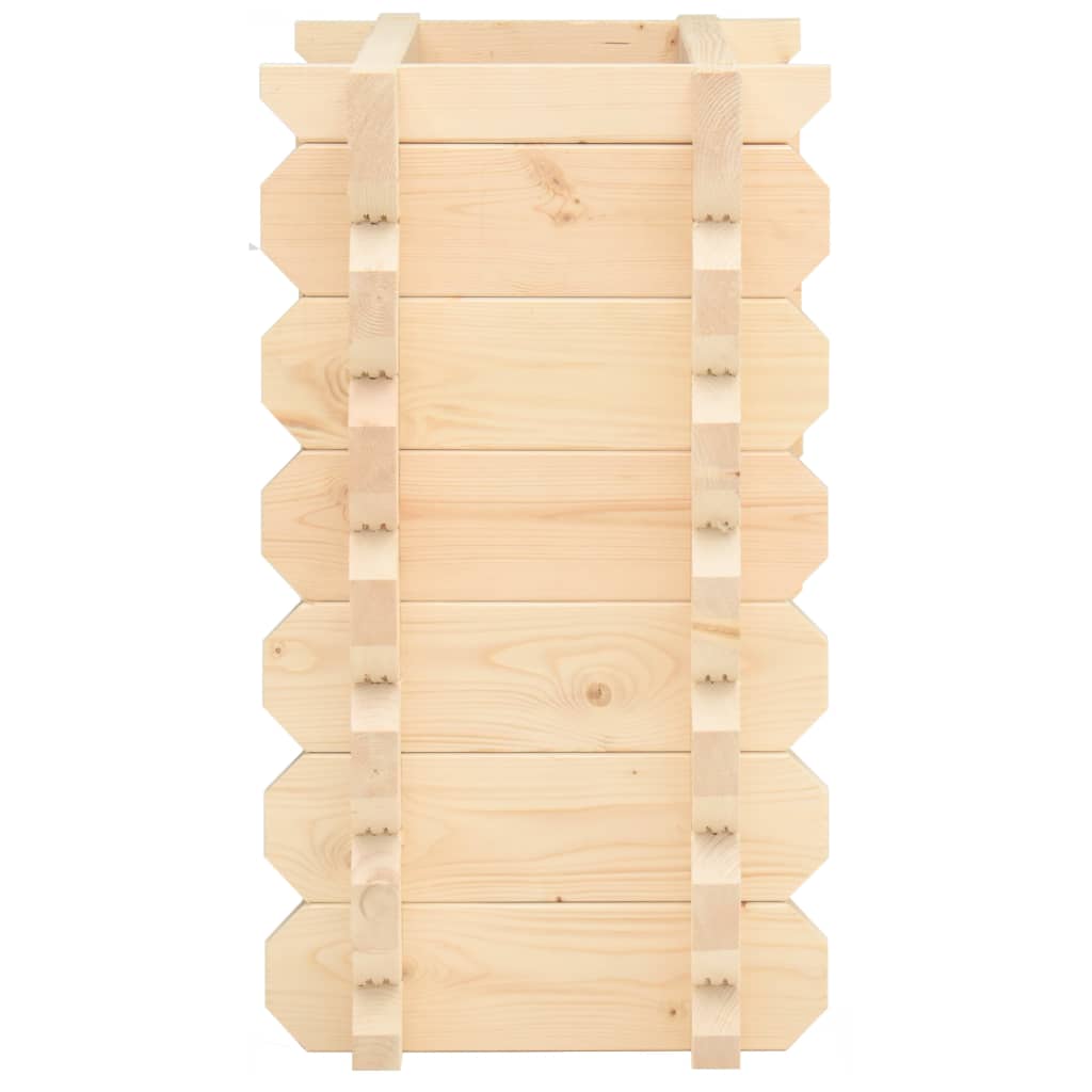 vidaXL Aukštas lovelis, 100x50x87,8cm, eglės medienos masyvas, 42mm
