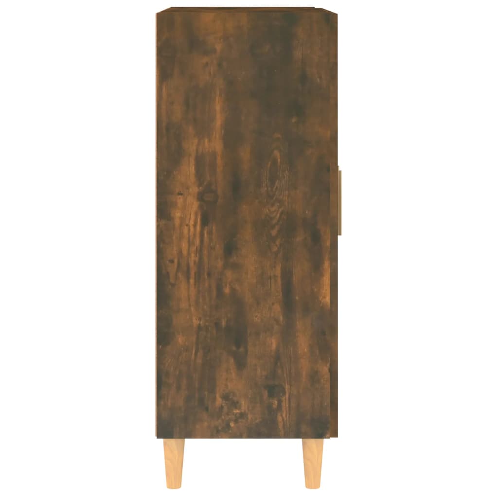 vidaXL Šoninė spintelė, dūminio ąžuolo, 69,5x34x90cm, apdirbta mediena