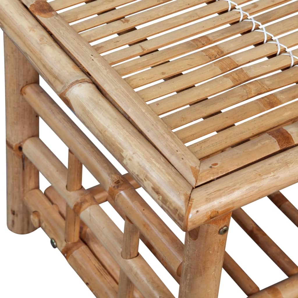 vidaXL Kavos staliukas, bambukas, 90x50x45 cm