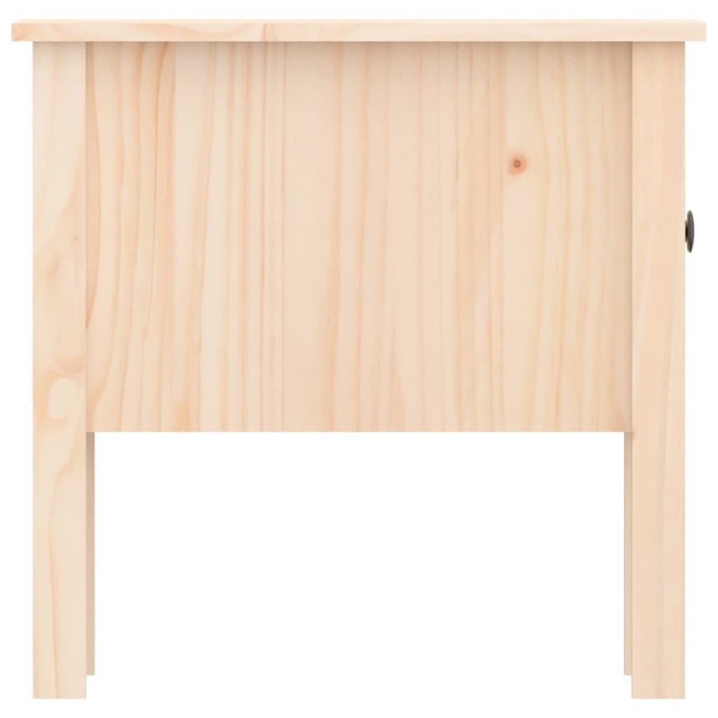 vidaXL Šoniniai staliukai, 2vnt., 50x50x49cm, pušies medienos masyvas