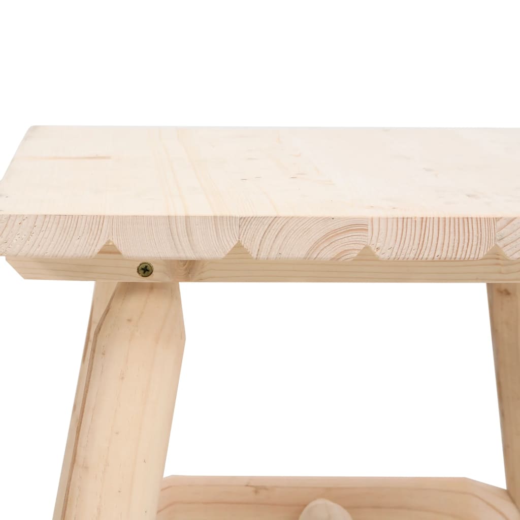 vidaXL Sodo poilsio baldų komplektas, 3 dalių, eglės medienos masyvas