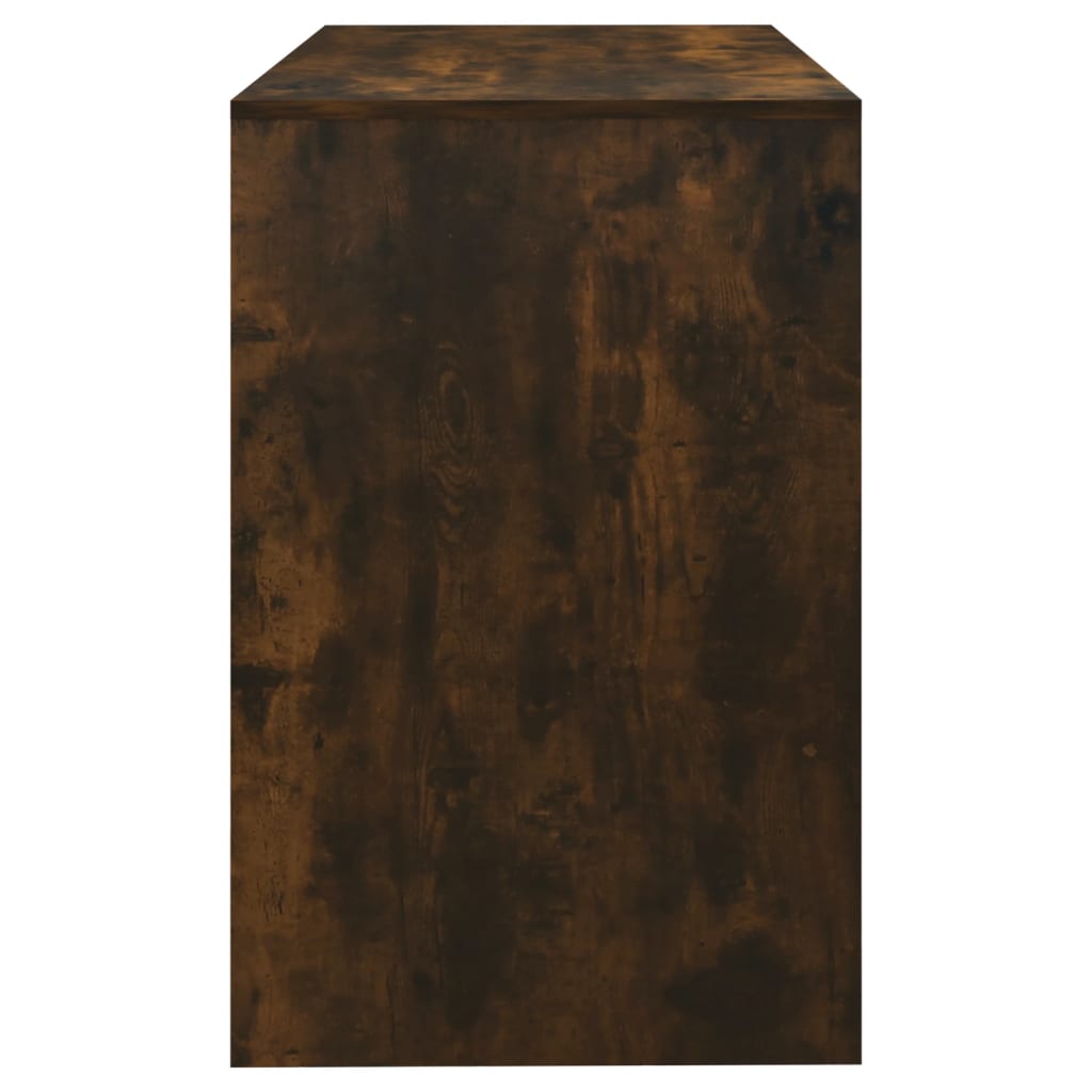 vidaXL Rašomasis stalas, dūminės ąžuolo spalvos, 101x50x76,5cm, MDP