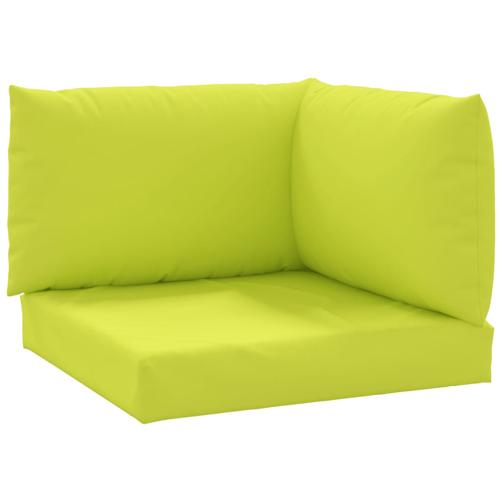 vidaXL Palečių pagalvėlės, 3vnt., ryškiai žalios, oksfordo audinys