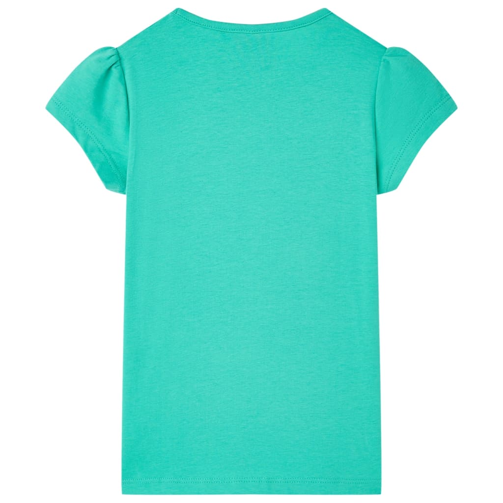 Vaikiški marškinėliai, mėtinės spalvos, 92 dydžio