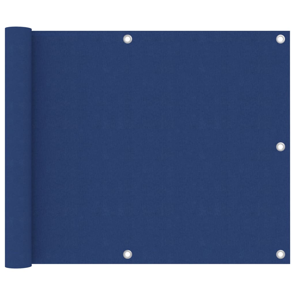 vidaXL Balkono pertvara, mėlynos spalvos, 75x300cm, oksfordo audinys